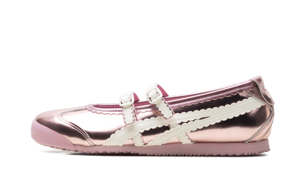 Onitsuka Tiger Mexico 66 TGRS Metallic Pack Women's Ballet Flats - Crystal Pink Cream