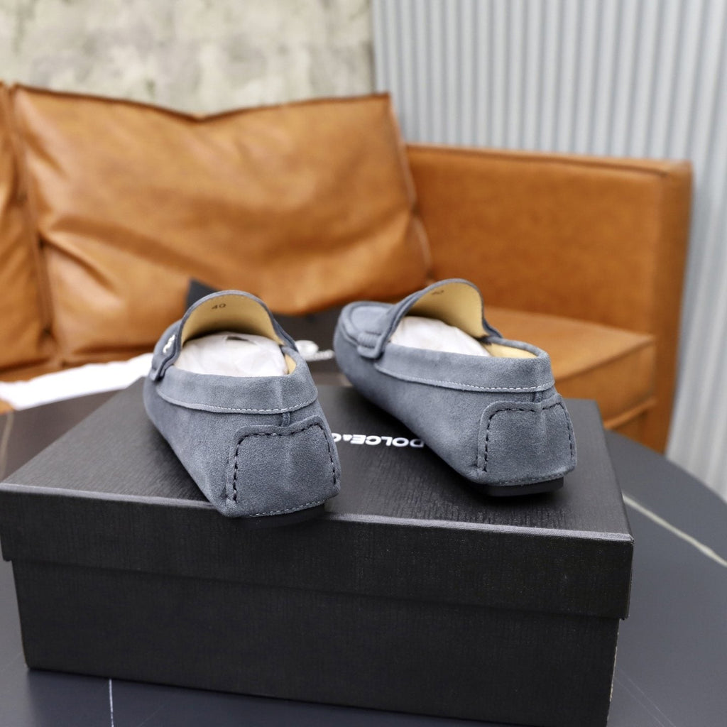 Dolce & Gabbana Moc-Toe Loafers — front
